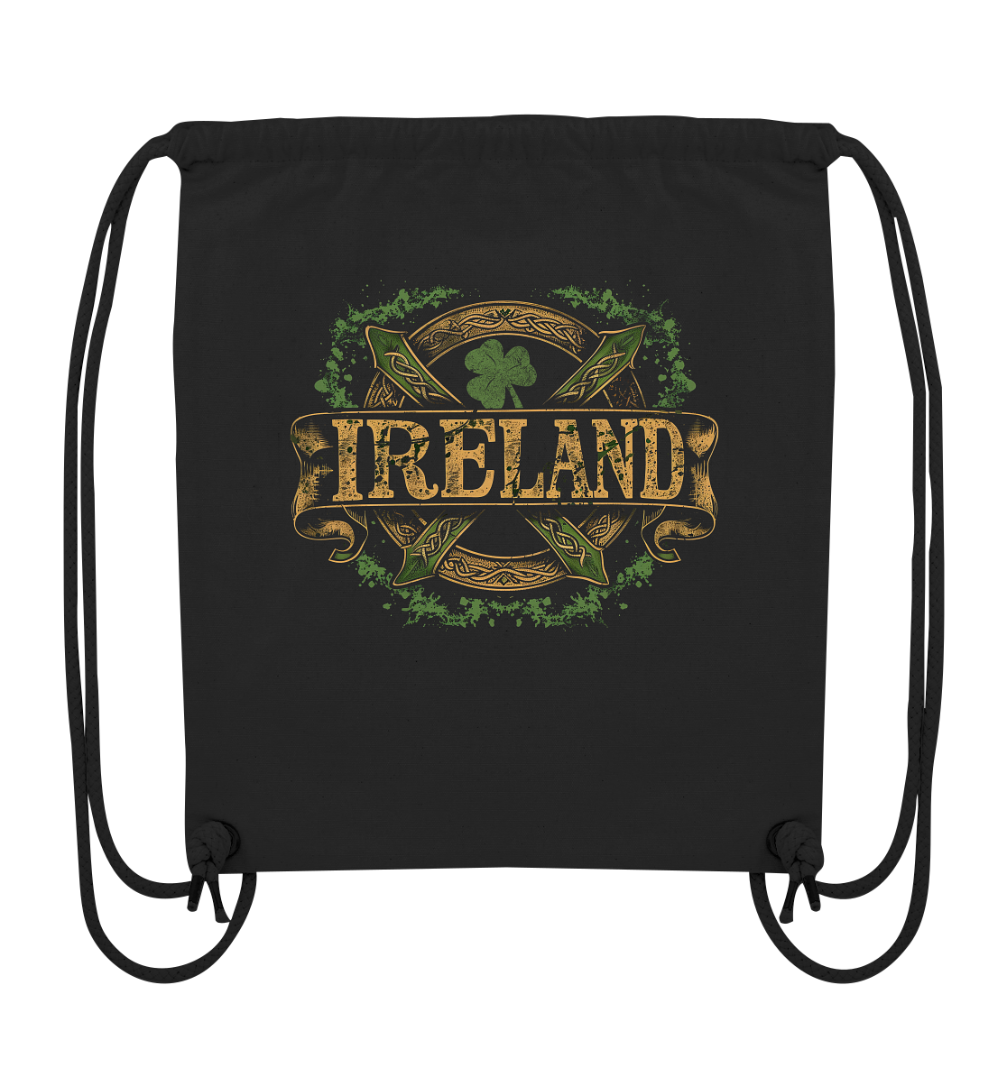 Ireland "Shamrock / Crest II"  - Organic Gym-Bag