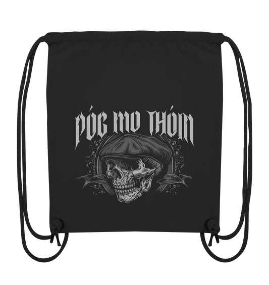 Póg Mo Thóin Streetwear "Flatcap-Skull II"  - Organic Gym-Bag
