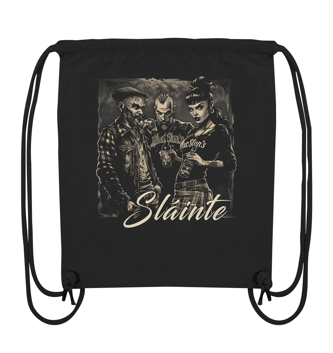 Sláinte "Group Of Punks I" - Organic Gym-Bag