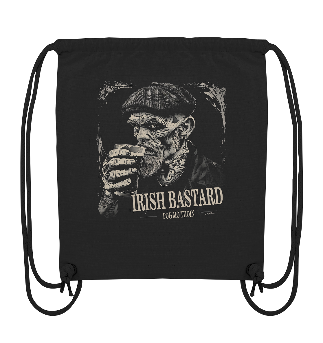 Irish Bastard "Old Irish Man IV" - Organic Gym-Bag