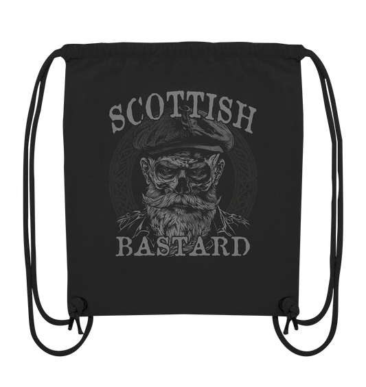 Scottish Bastard "Flatcap Skull I" - Organic Gym-Bag