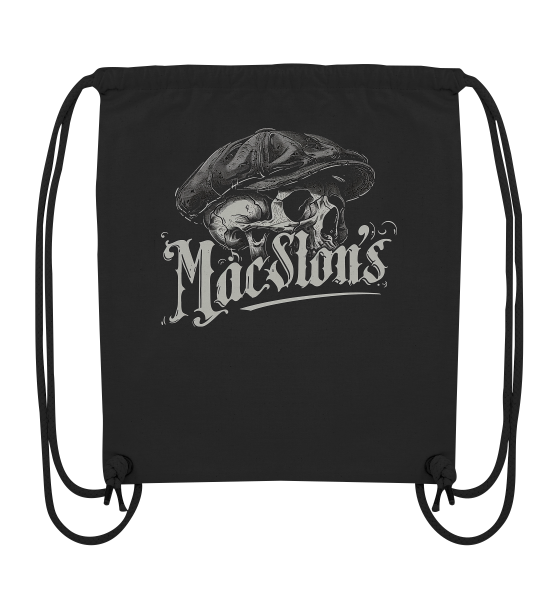 MacSlon's "Flatcap-Skull IV" - Organic Gym-Bag