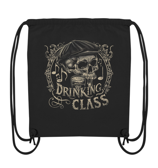 Drinking Class "Flatcap-Skull I"  - Organic Gym-Bag