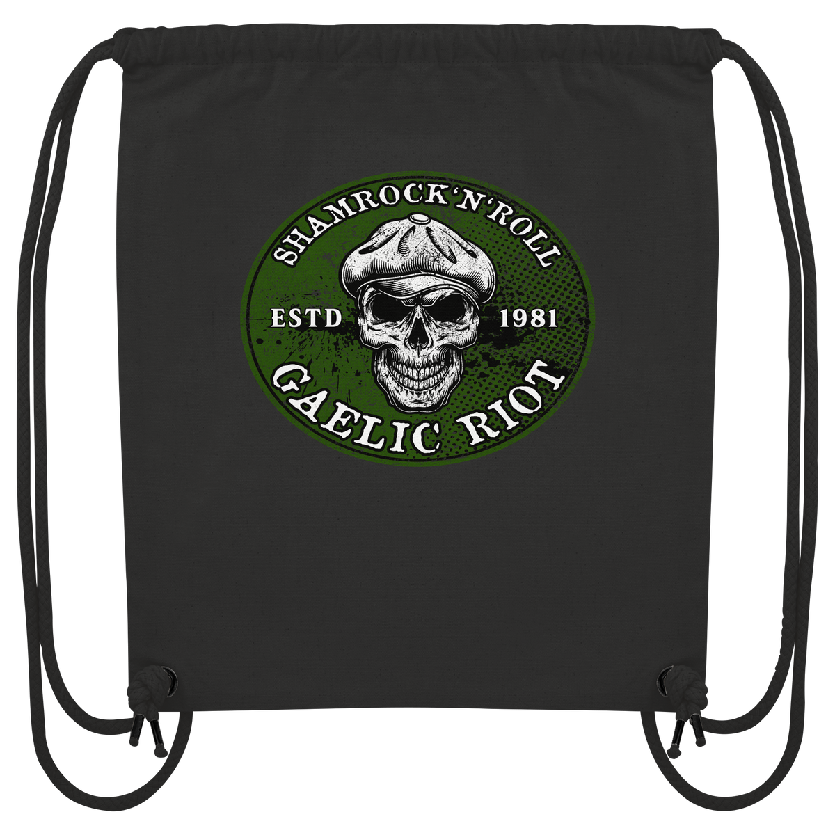 Shamrock And Roll "Skull / Gaelic Riot"  - Organic Gym-Bag