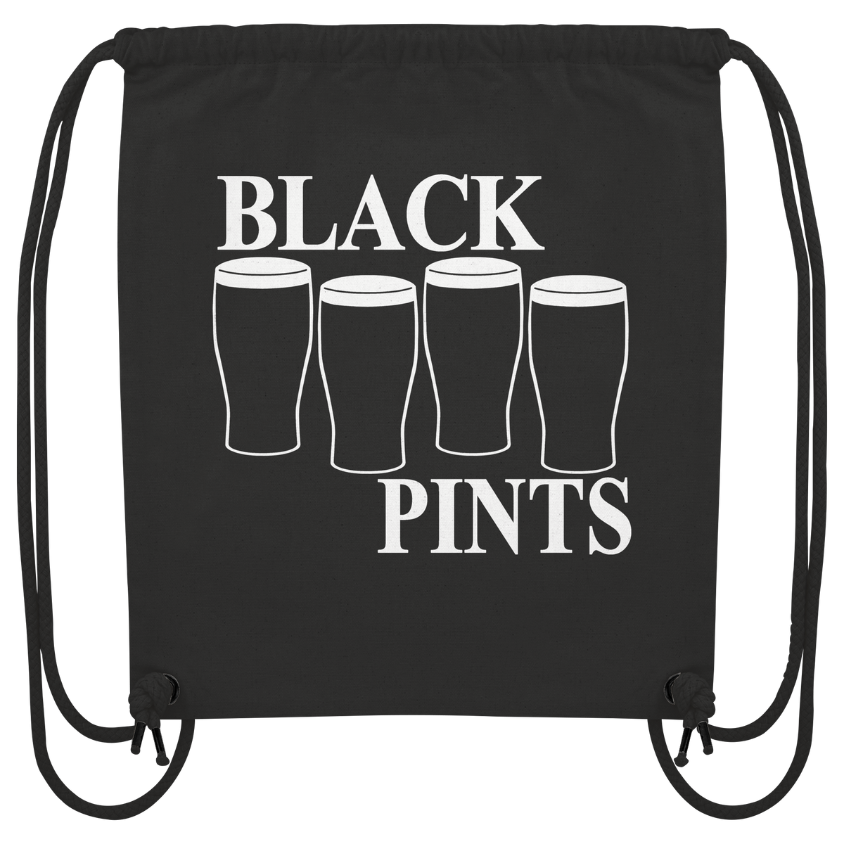Black Pints  - Organic Gym-Bag