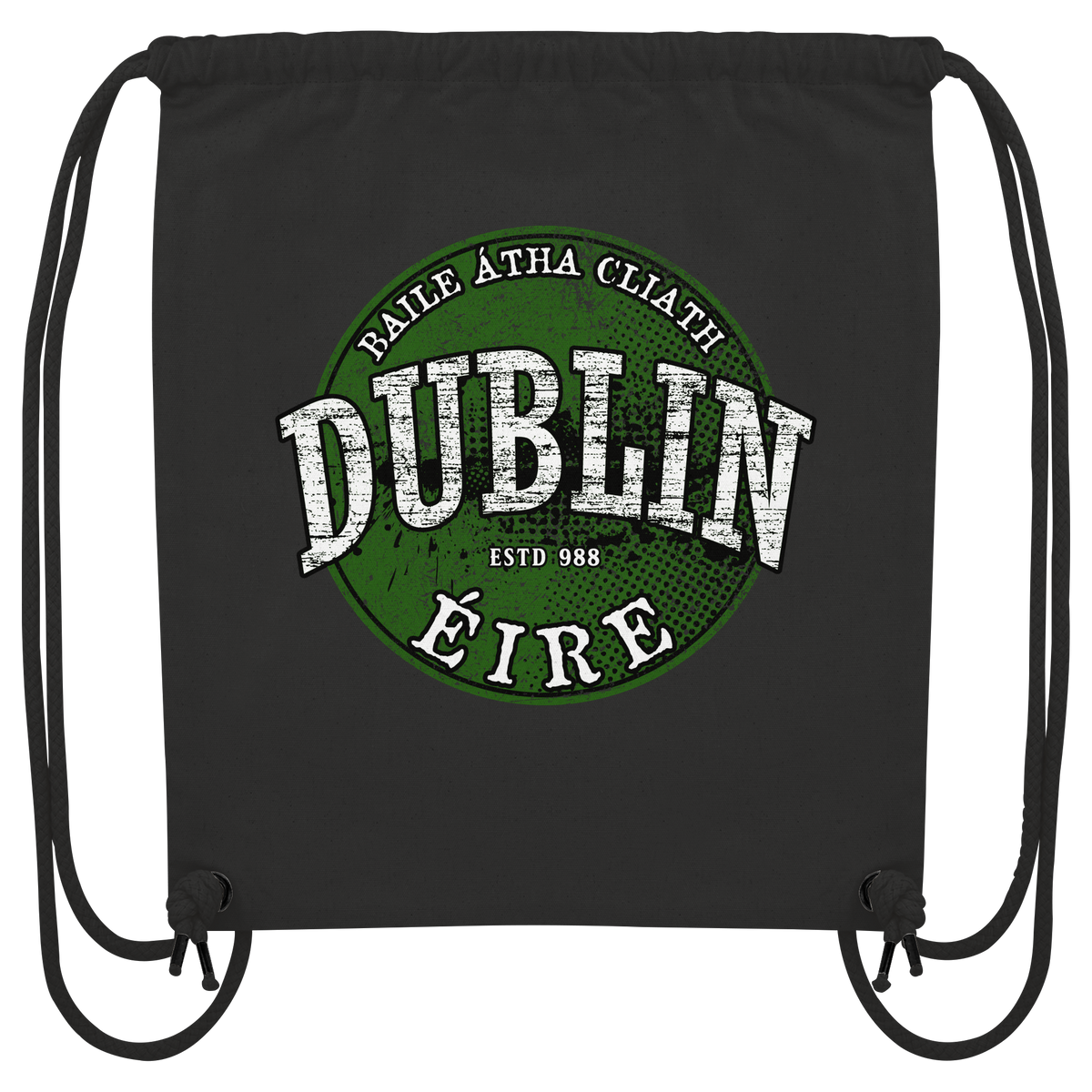 Dublin "Estd 988 / Baile Átha Cliath / Éire"  - Organic Gym-Bag