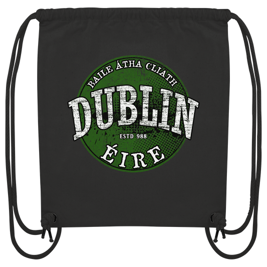 Dublin "Estd 988 / Baile Átha Cliath / Éire"  - Organic Gym-Bag