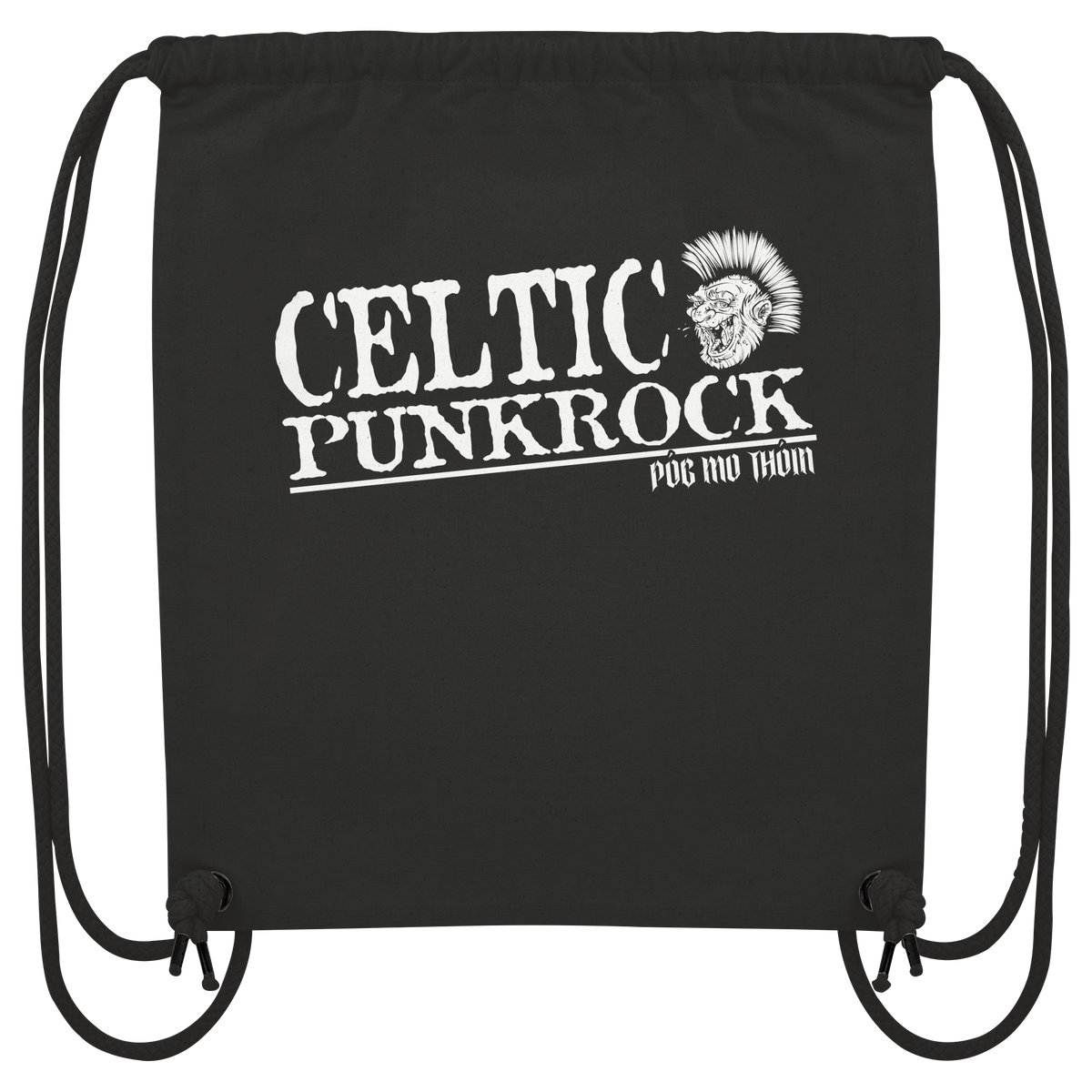 Póg Mo Thóin Streetwear "Celtic Punkrock"  - Organic Gym-Bag