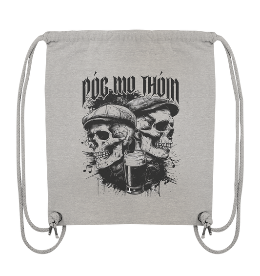 Póg Mo Thóin Streetwear "Two Skulls I" - Organic Gym-Bag