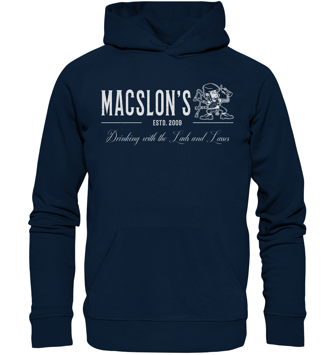 MacSlon's "Drinking With The Lads & Lasses" - Organic Hoodie
