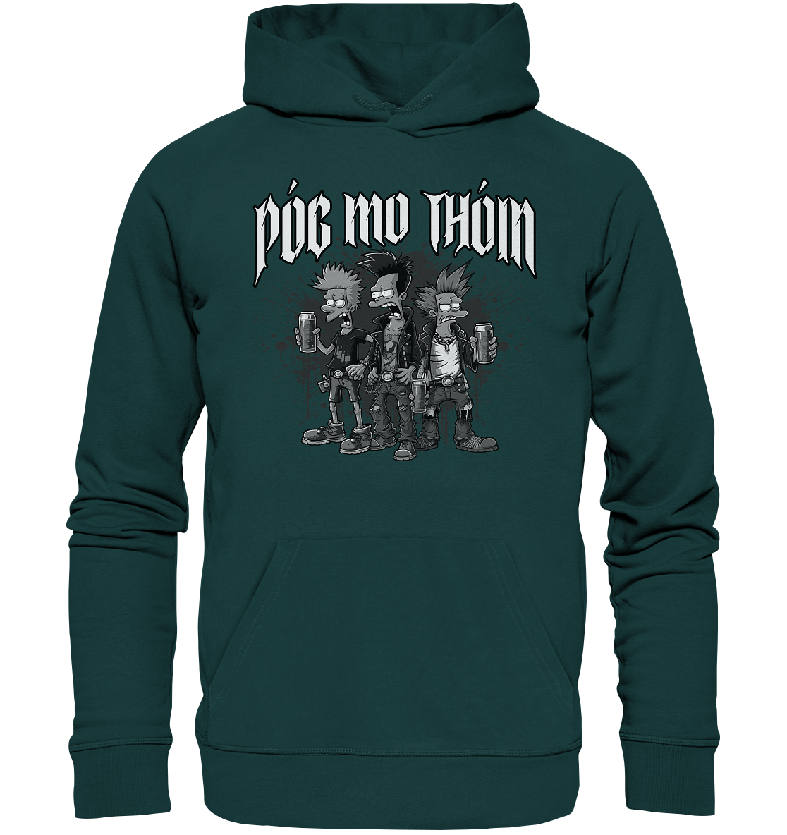 Póg Mo Thóin Streetwear "Punks II" - Organic Hoodie