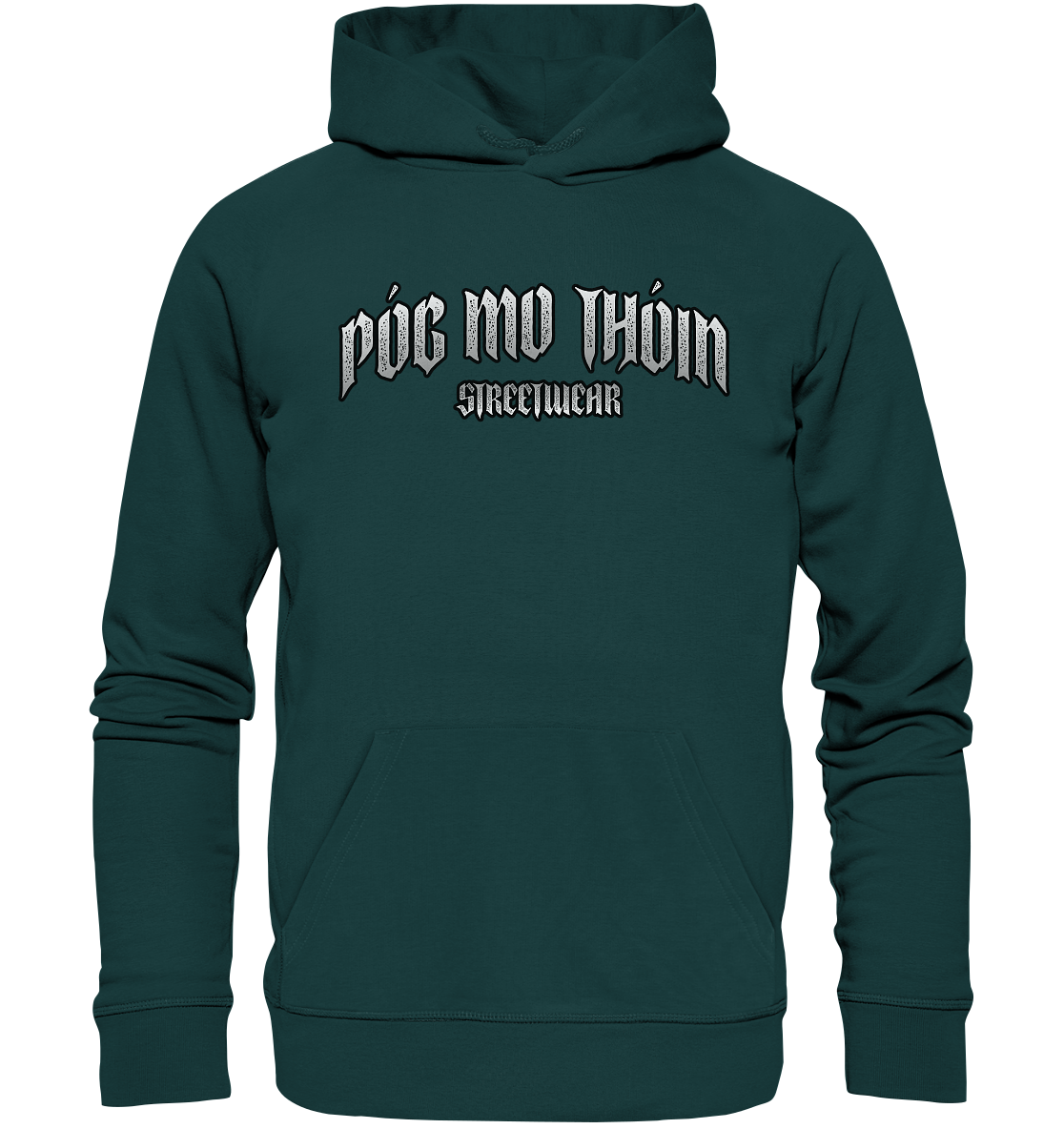 Póg Mo Thóin Streetwear "Logo" - Organic Hoodie