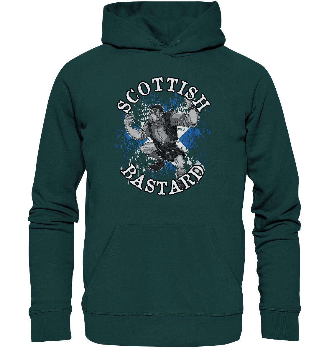 "Scottish Bastard" - Organic Hoodie