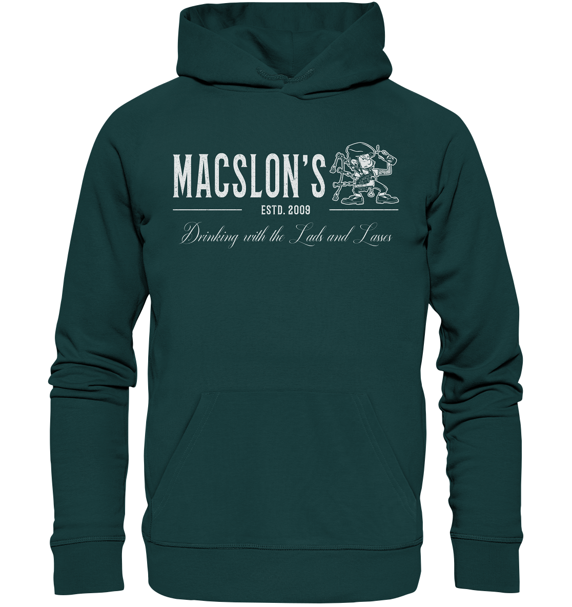 MacSlon's "Drinking With The Lads & Lasses" - Organic Hoodie