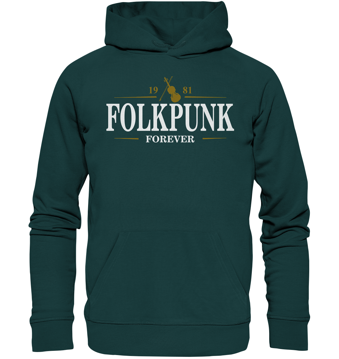 Folkpunk "Forever / Stout I" - Organic Hoodie