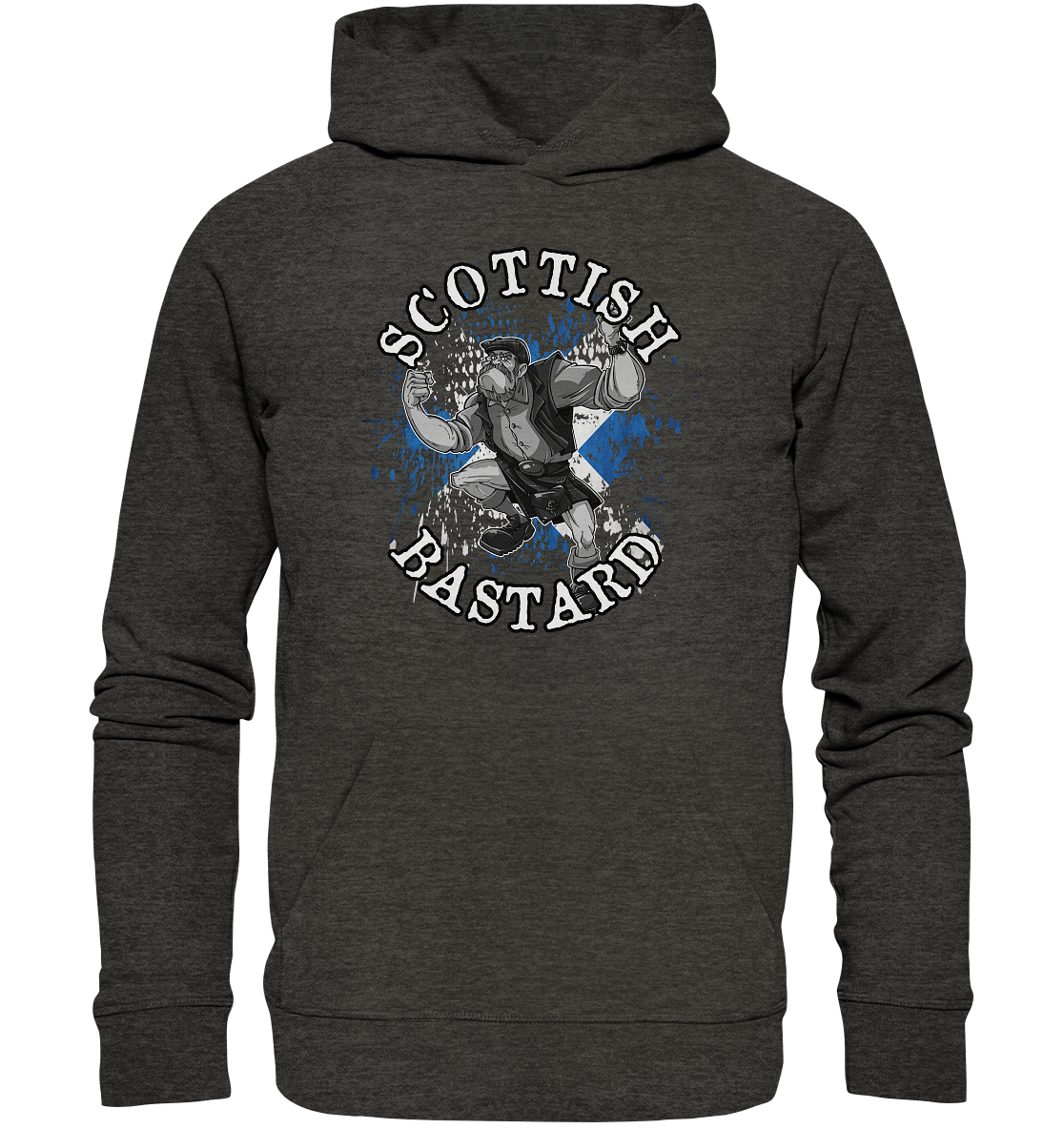 "Scottish Bastard" - Organic Hoodie