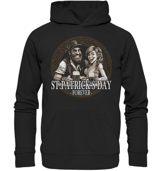 St. Patrick's Day "Forever / Couple" - Organic Hoodie