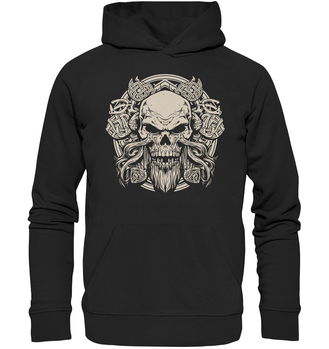Celtic Skull "Crest I" - Organic Hoodie