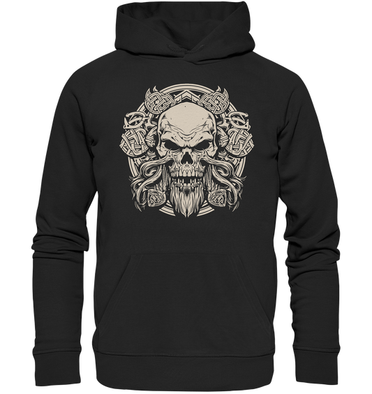 Celtic Skull "Crest I" - Organic Hoodie
