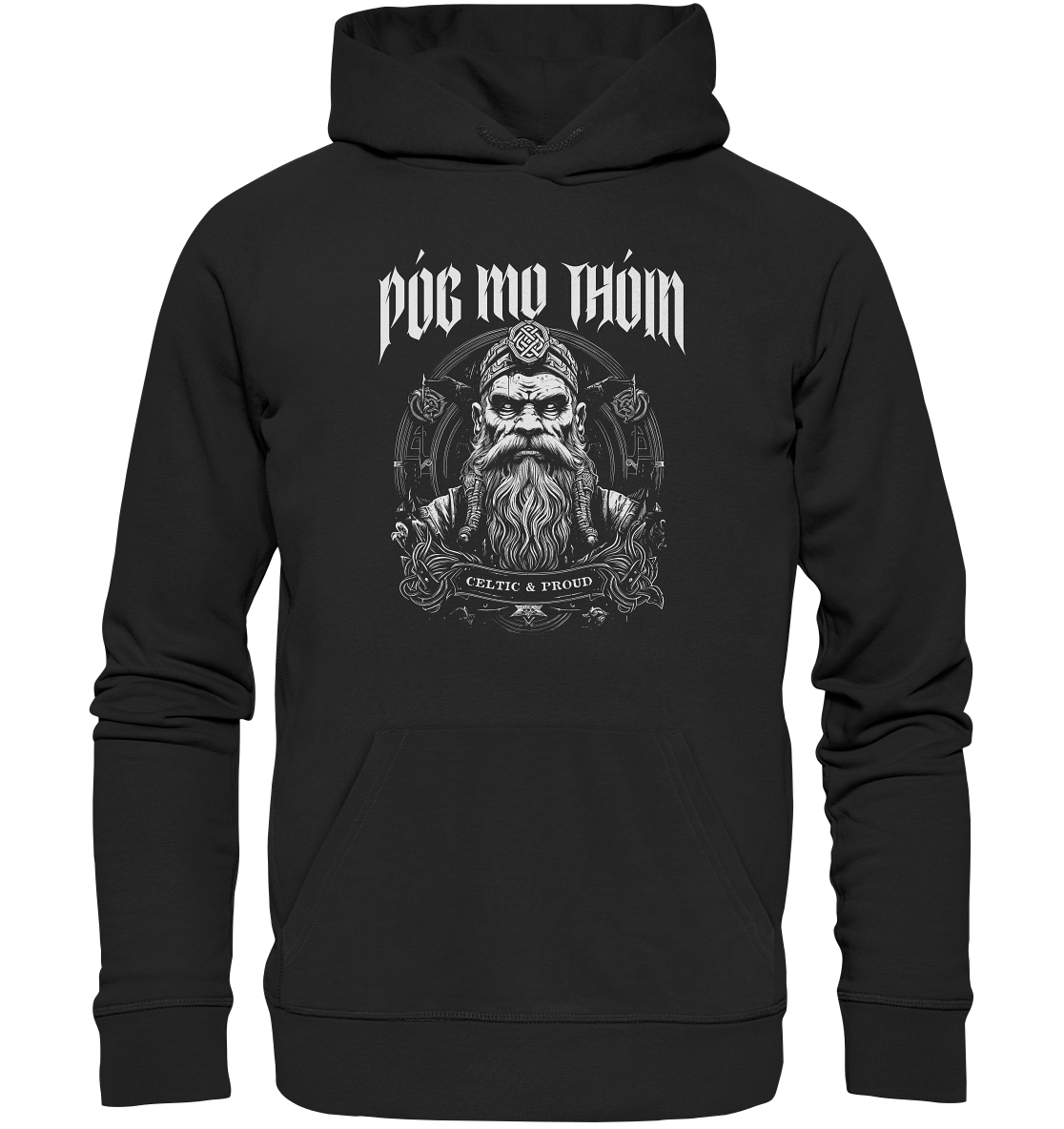 Póg Mo Thóin Streetwear "Celtic & Proud" - Organic Hoodie