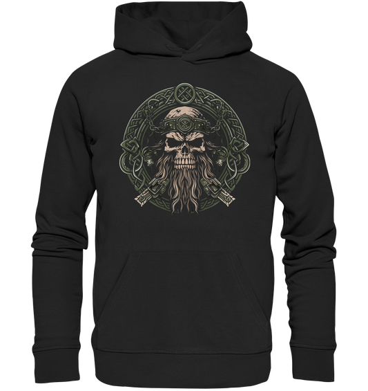 Celtic Skull "Crest II" - Organic Hoodie