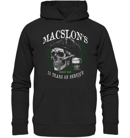 MacSlon's "15 Years Of Service III" - Organic Hoodie