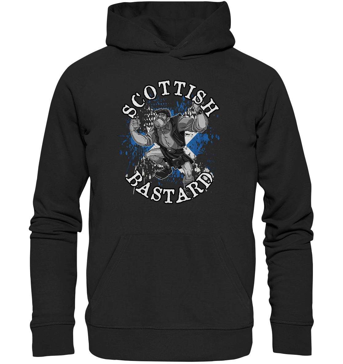 "Scottish Bastard" - Organic Hoodie