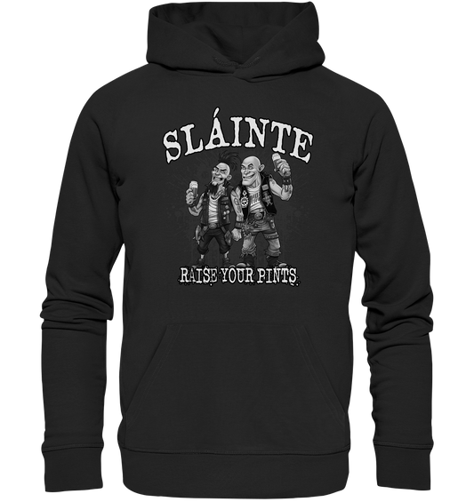 Sláinte "Raise Your Pints IV" - Organic Hoodie