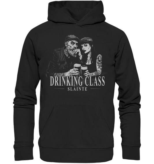 Drinking Class "Sláinte / Irish Pub Couple I" - Organic Hoodie