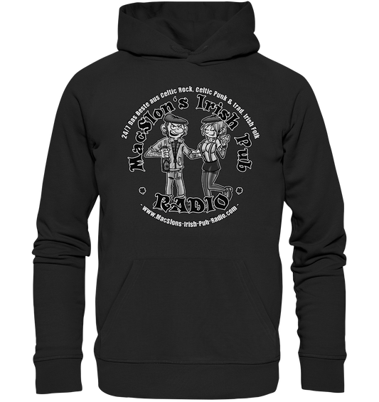 MacSlon's Radio "24/7 - Punk Couple" - Organic Hoodie