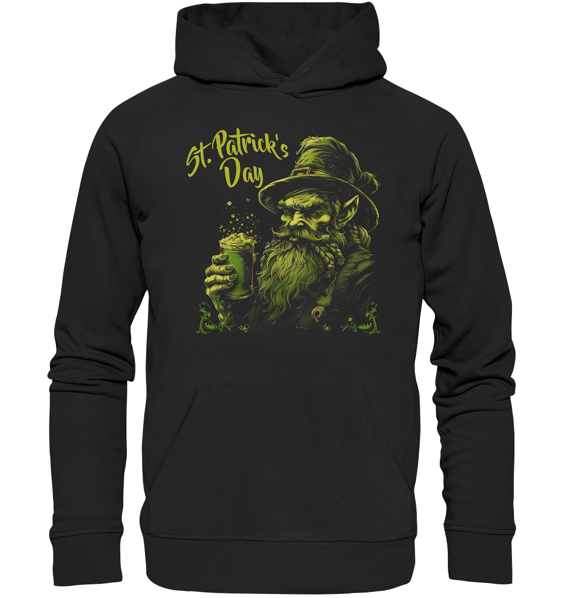 St. Patrick's Day "Leprechaun II" - Organic Hoodie