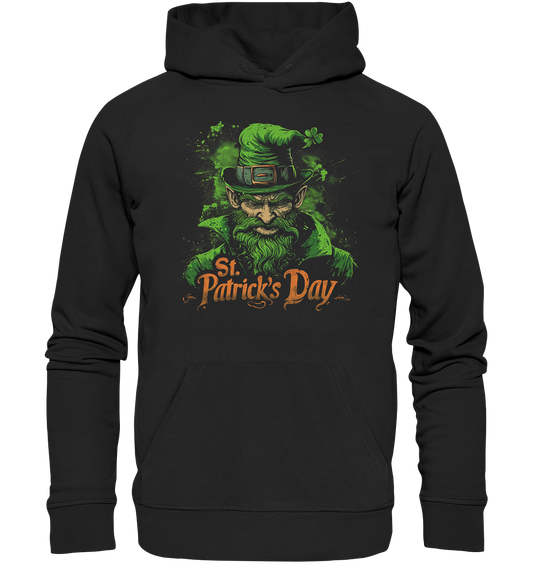 St. Patrick's Day "Leprechaun I" - Organic Hoodie