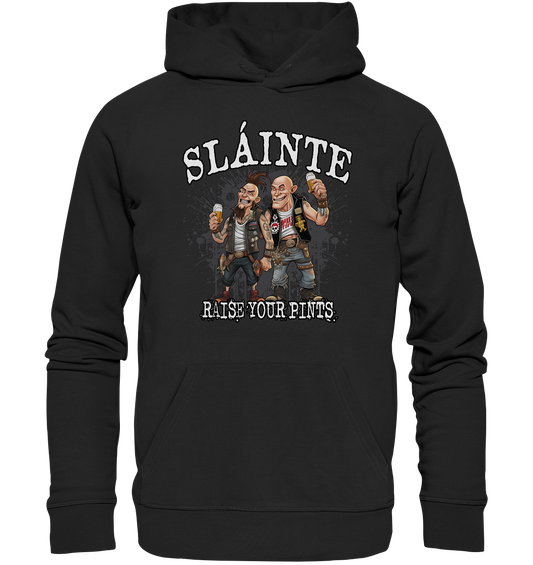 Sláinte "Raise Your Pints II" - Organic Hoodie
