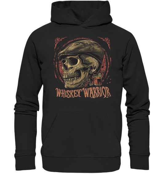 Whiskey Warrior "Flatcap-Skull I"  - Organic Hoodie