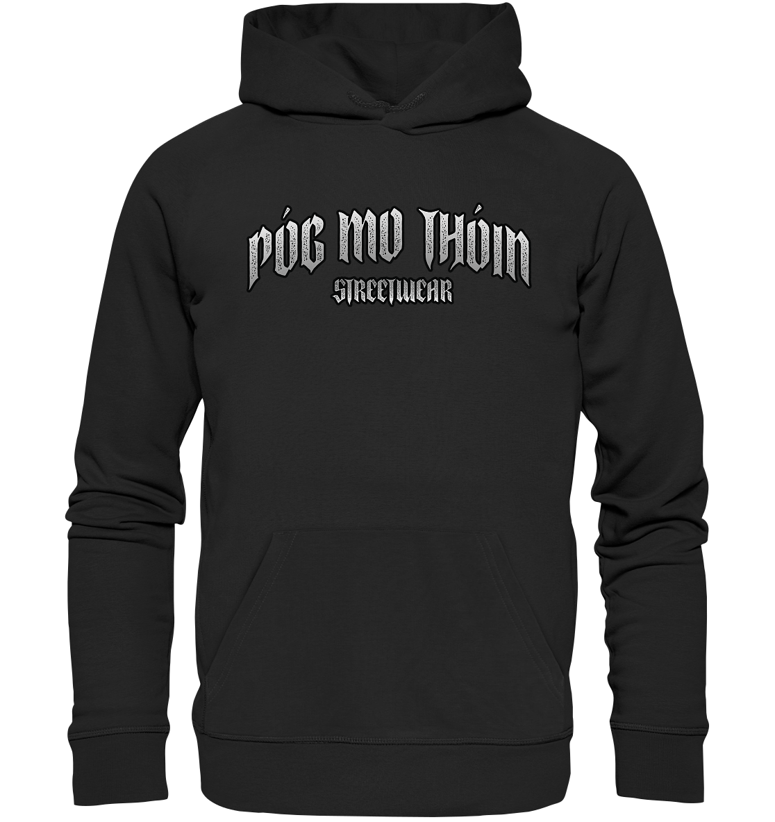 Póg Mo Thóin Streetwear "Logo" - Organic Hoodie