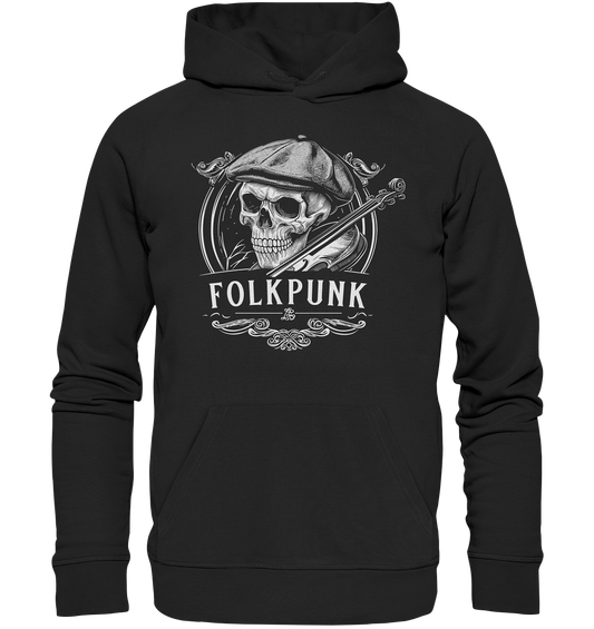 Folkpunk "Crest" - Organic Hoodie