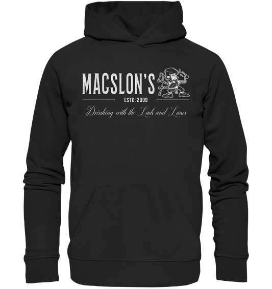 MacSlon's "Drinking With The Lads & Lasses" - Organic Hoodie