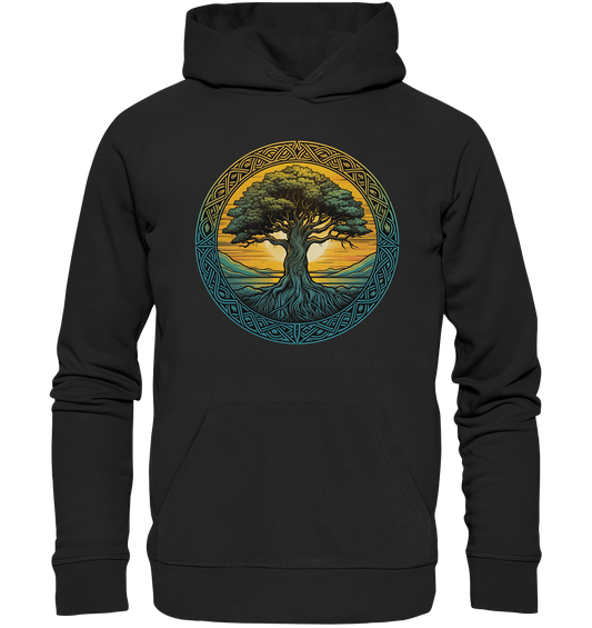 Celtic Tree II - Organic Hoodie