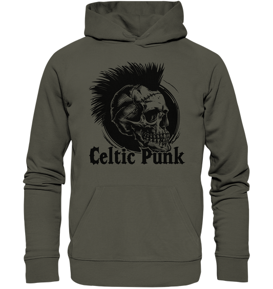 Celtic Punk "Skull II" - Organic Hoodie