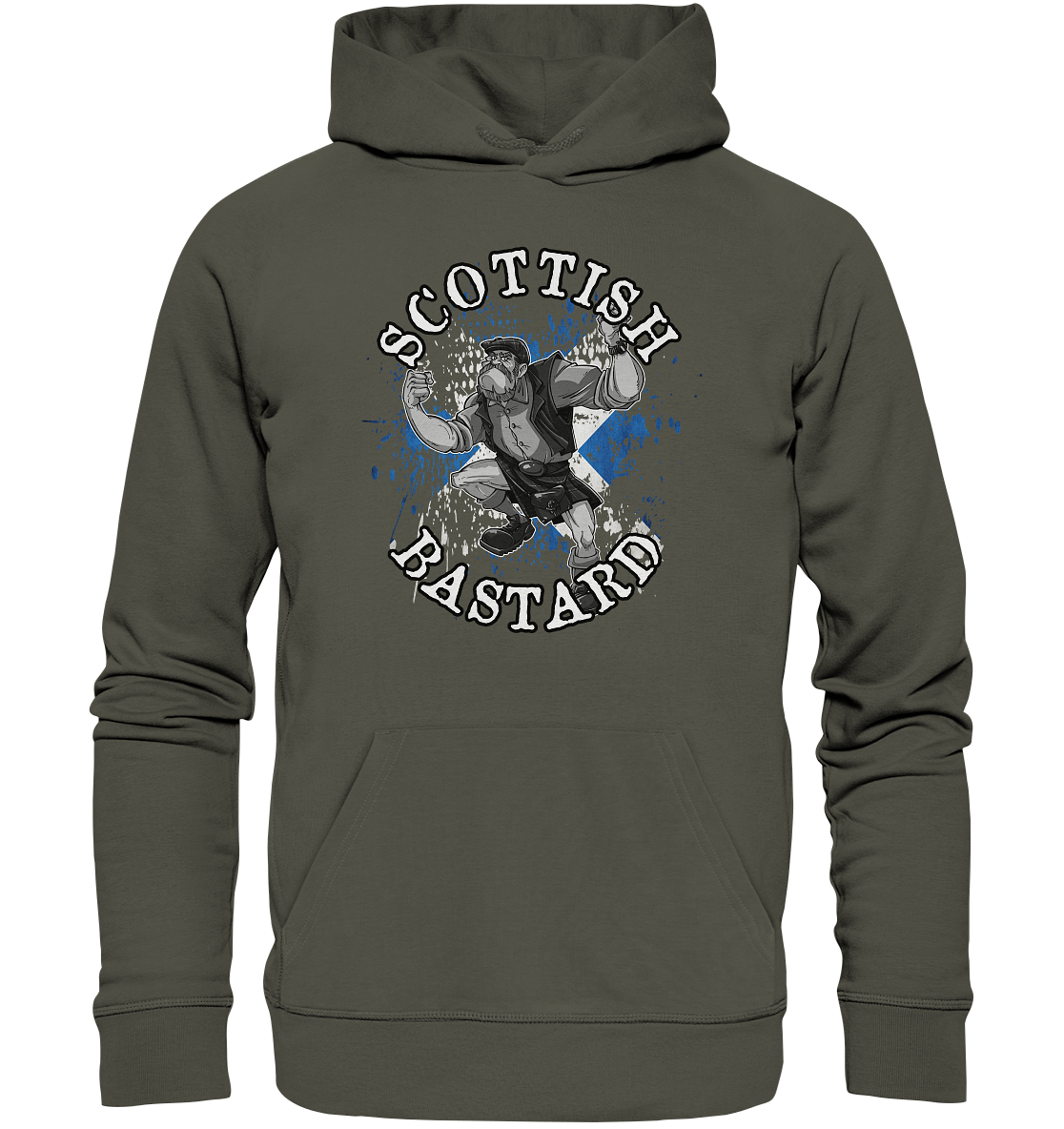 "Scottish Bastard" - Organic Hoodie