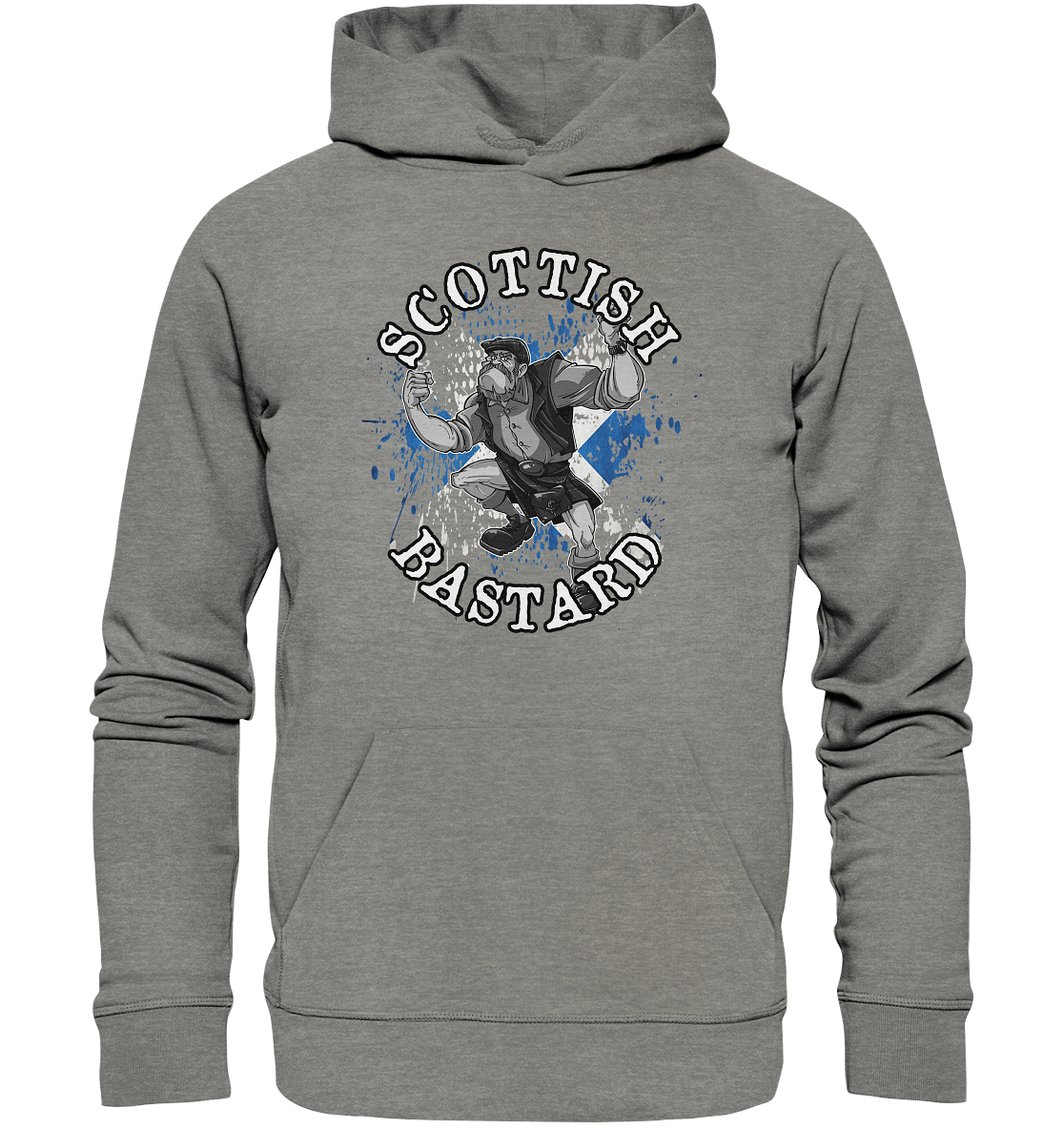 "Scottish Bastard" - Organic Hoodie