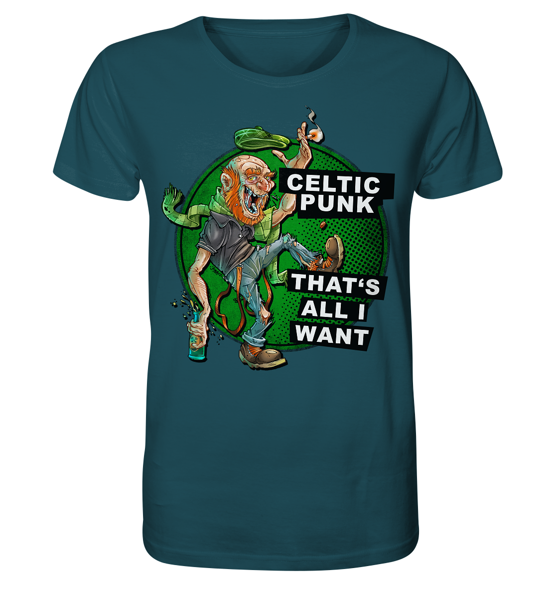 "Celtic Punk - That's All I Want" - Organic Shirt