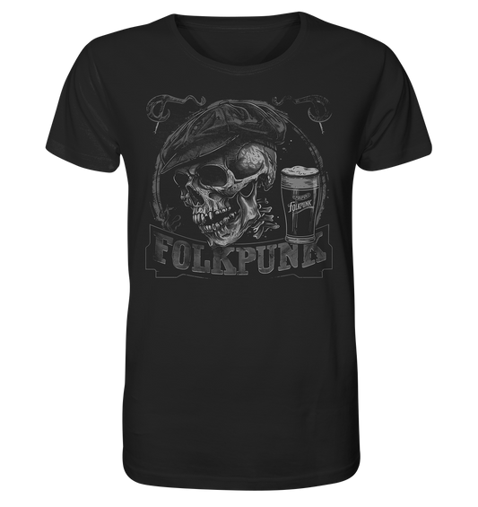 Folkpunk "Flatcap-Skull I" - Organic Shirt