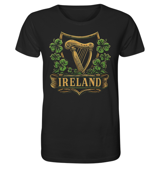 Ireland "Éire / Harp / Shamrock" - Organic Shirt