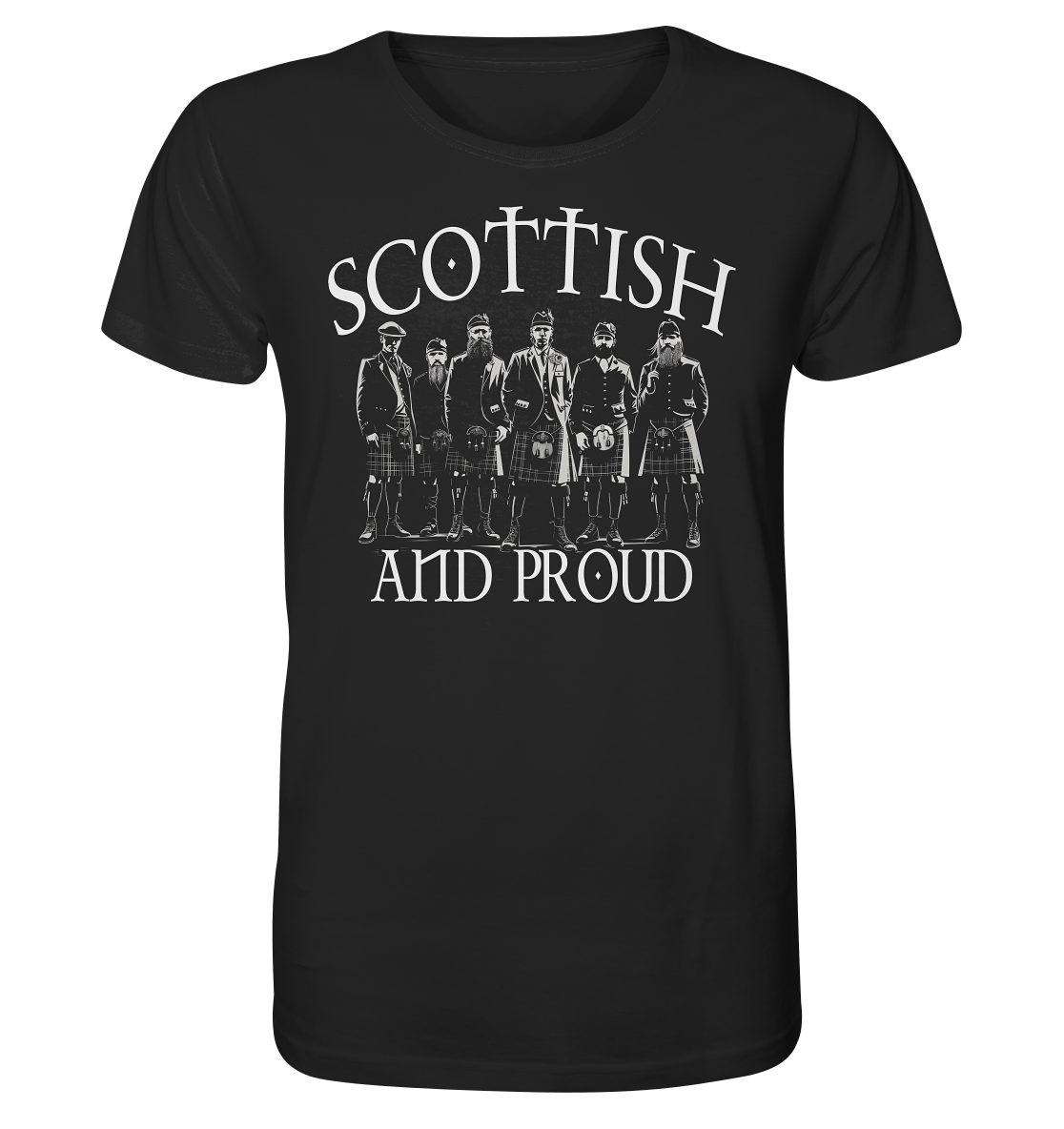 Scottish And Proud "Six Scotsmen" - Organic Shirt