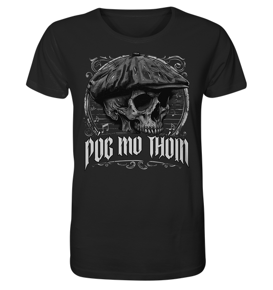 Póg Mo Thóin Streetwear "Flatcap-Skull III" - Organic Shirt