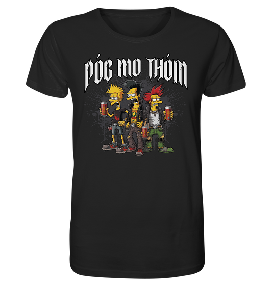 Póg Mo Thóin Streetwear "Punks" - Organic Shirt