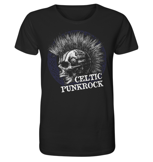 Celtic Punkrock "Mohawk / Skull I" - Organic Shirt