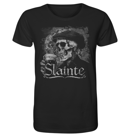 Slainte "Flatcap-Skull I" - Organic Shirt