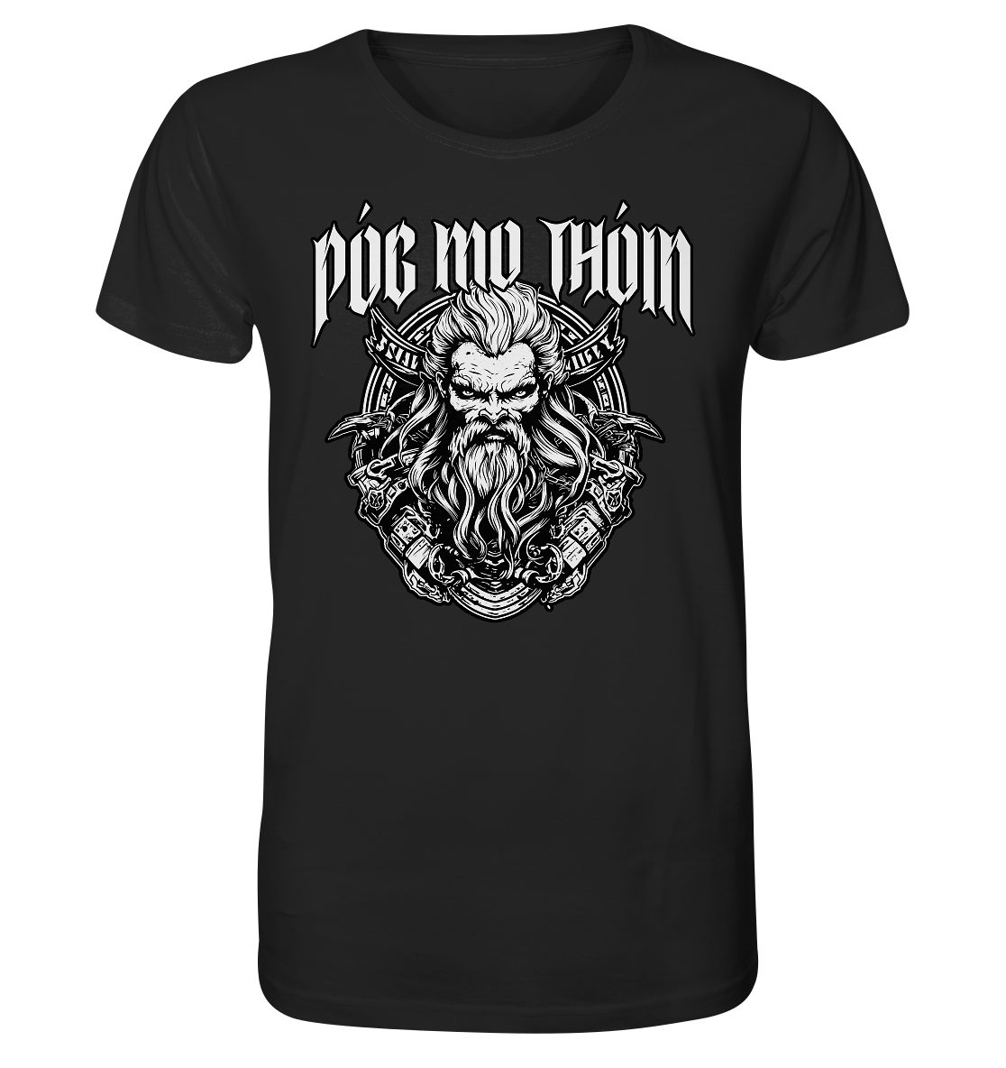 Póg Mo Thóin Streetwear "Celtic Warrior III" - Organic Shirt